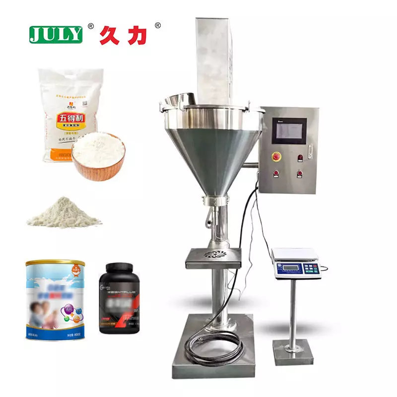 High Precision Automatic Powder Filling Machine | 0.1g-1000g Dry Powder Dosing Filler for Milk Powder & Food Cosmetic Powder