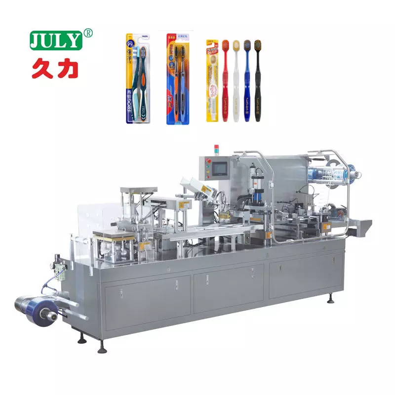 High Speed Automatic Toothbrush Blister Packaging Machine | 99% Yield Plastic Blister Sealing Equipment