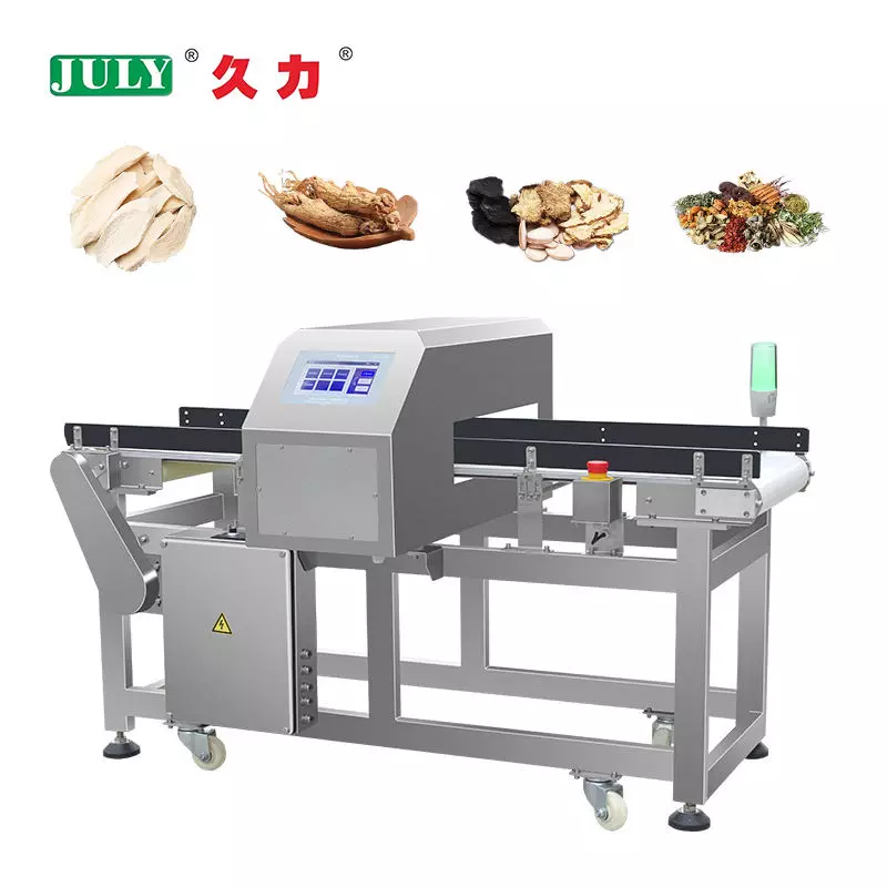High Sensitivity Conveyor Metal Detector | 0.8mm Precision 304 Stainless Steel For Food & Herb Carton Inspection