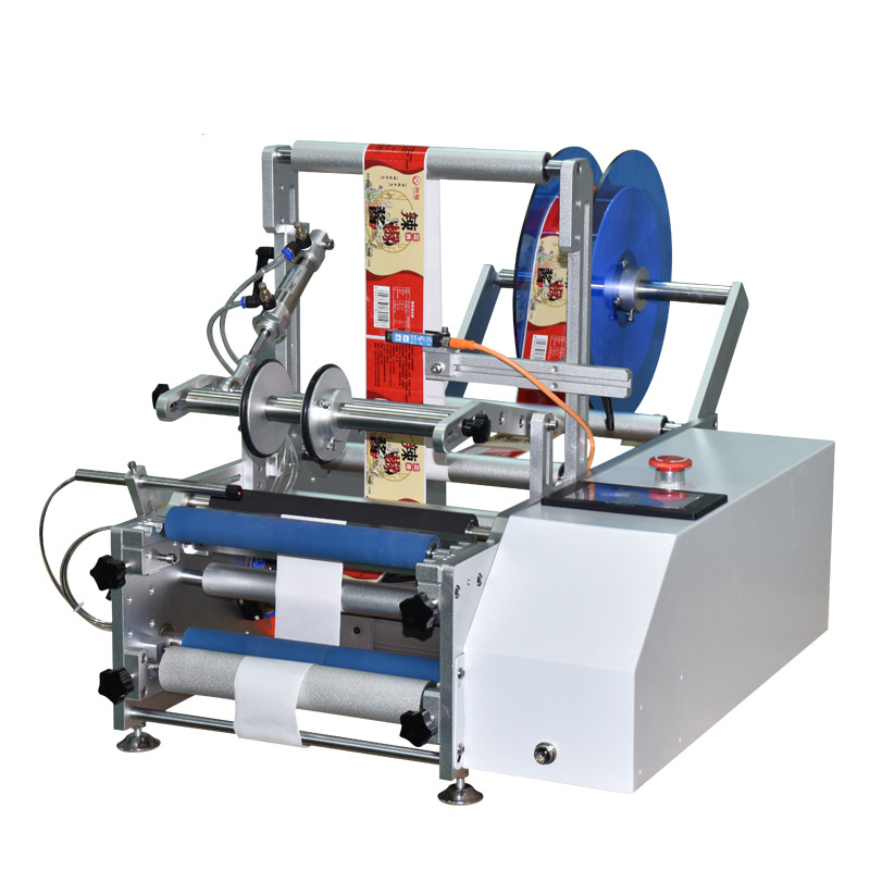 Semi-automatic Round Bottle Labeling Machine