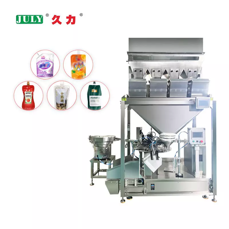 Automatic Spout Pouch Filling Machine for Liquid Packaging